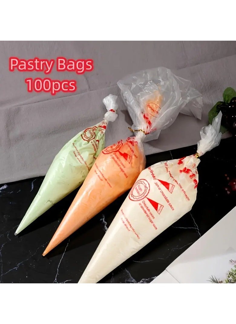 A Confectionery Bag Of 100 Pieces Size L Used Once To Decorate Cakes Pastries And Whipping Cream It Is Useful In The Bakery And Kitchen And For Decorating Cakes And Bread