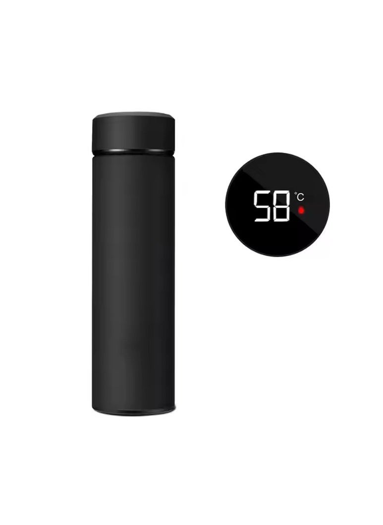 Generic Smart Measuring Stainless Steel Vacuum Mug – Double-Wall Insulated Travel Cup with Leak-Proof Lid, Cartoon Design, Reusable Water Bottle for Business & Daily Use  - Image 5