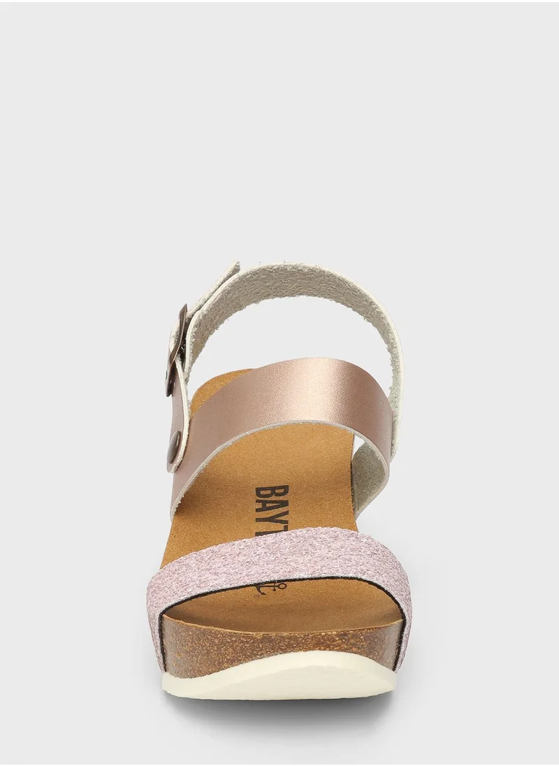 BAYTON Selene Multi Strap Wedge Sandals