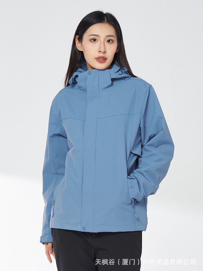 [Strictly Selected] 2025 Outdoor Silver Fox Velvet Waterproof Men'S Jacket Jacket Men'S And Women'S Couple Mountaineering Clothing - Image 3