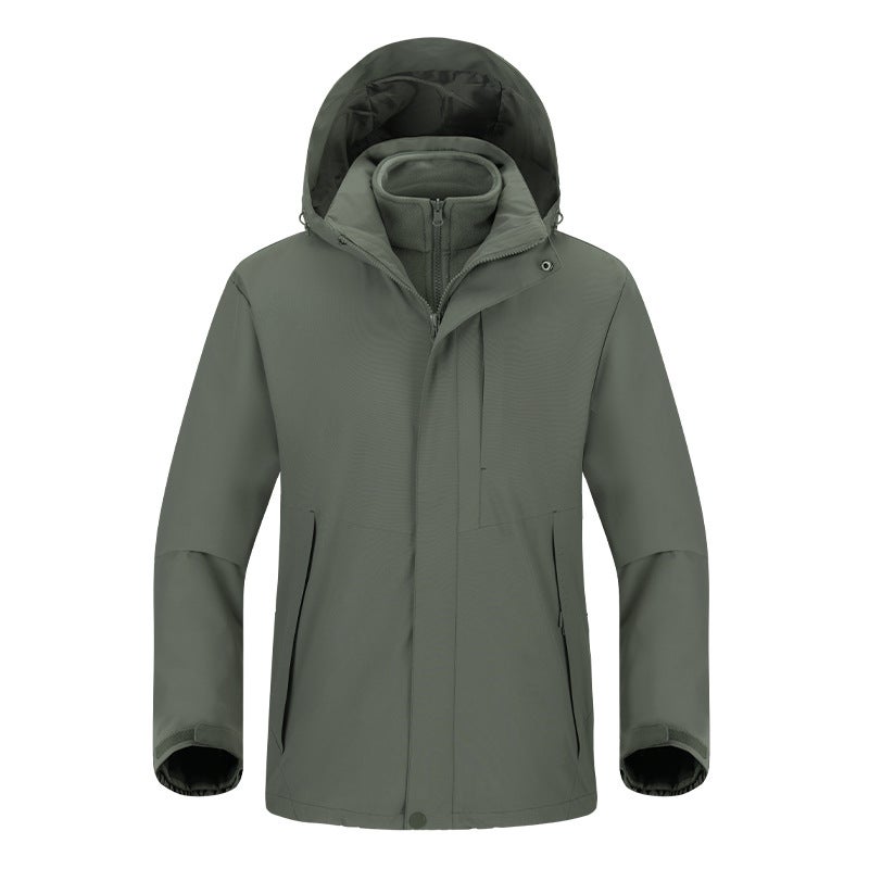 [Strictly Selected] 2025 Outdoor Silver Fox Velvet Waterproof Men'S Jacket Jacket Men'S And Women'S Couple Mountaineering Clothing - Image 1