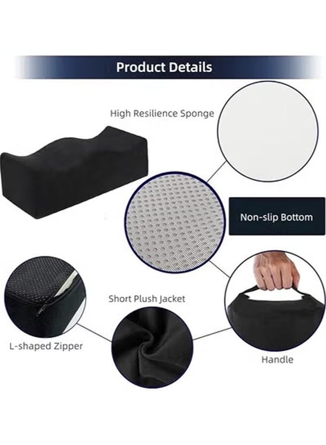 Arabest Portable BBL Pillow, Seat Pillows, Brazilian Seat Lift Pillows Post Surgery Recovery, Buttocks Support Cushions, Seat Cushion Pillow, Hip Raise Pillow, Leg Support for Car Office Computer Chair  - Image 5