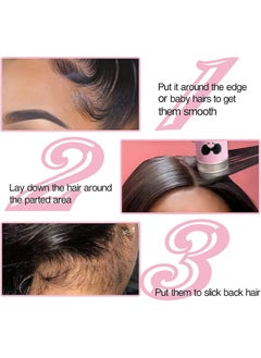 Goiple Wax Stick For Hair, Hair Pomade Stick Long-Lasting Styling Wax Stick, Hair Wax Stick Smoothing & Slick Stick For Hair Wigs, Styling Waxes For Fly Away & Edge Frizz Hair (2.7 Oz)  - Image 5