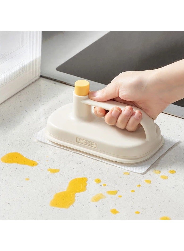 general Kitchen Disposable Cleaning Wipes Set - 1 Dispenser + 100 Sheets Press-to-Dispense Non-Woven Cloths Lint-Free & Super Absorbent - Image 2