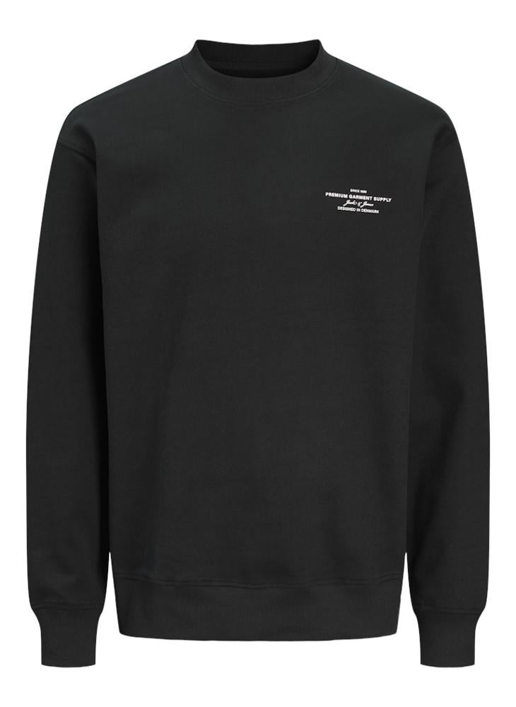 JACK & JONES Text Print Regular Fit Crew Neck Sweatshirt - Image 5