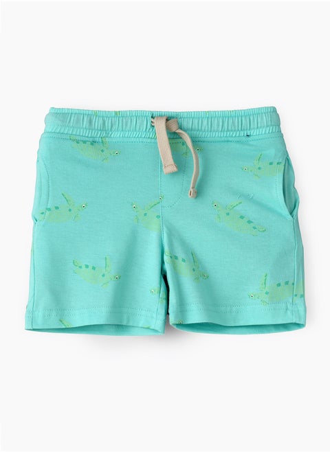 Solid knitted short