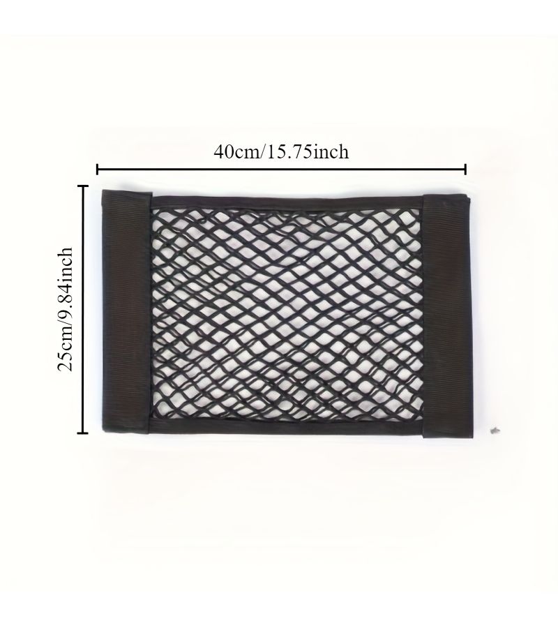 Large Elastic Car Storage Net With Powerful Adhesive For Suvs Trucks And RV Interiors - Image 2