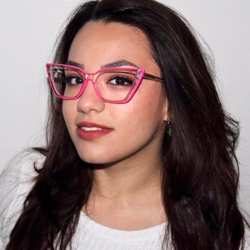 VOOGLAM Oversize Cat Eye Blue Light Blocking Glasses for Women Anti UV Eyestrain Eyewear Lyuba - Image 3