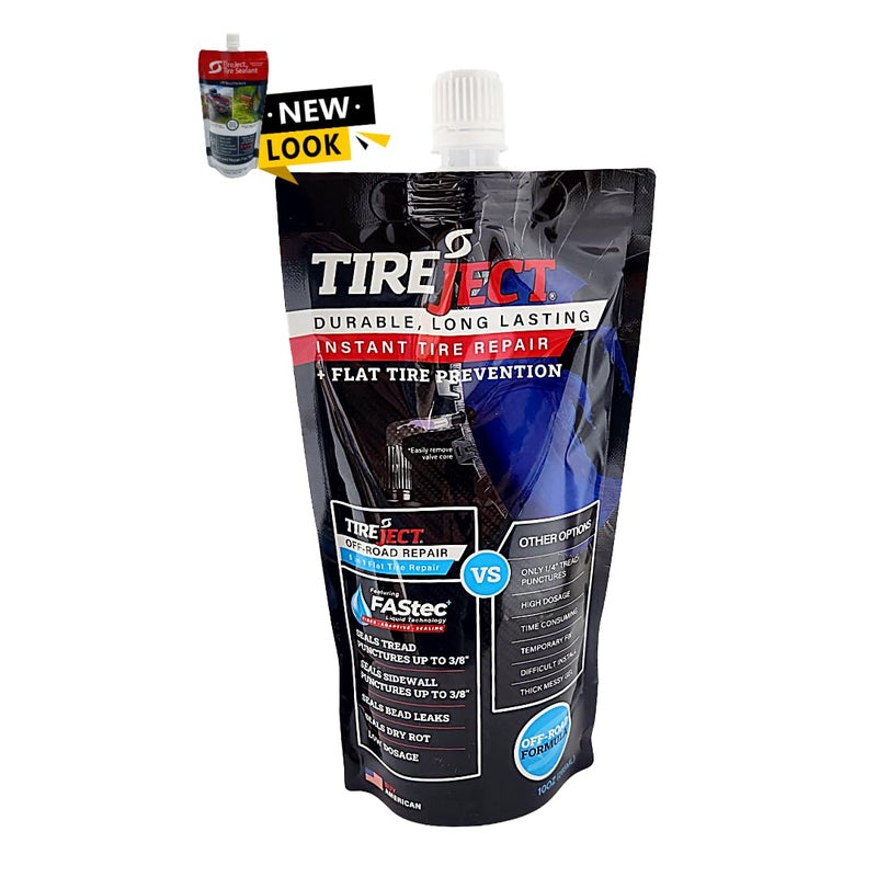 TireJect Off-Road Tire Sealant Kit - 5-in-1 Sealing - Fix and Prevent Flat Tires (20oz) - Image 2