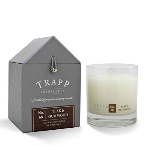 Trapp Signature Home Collection No. 68 Teak & Oud Wood Poured Scented Candle, 7-Ounce - Image 5