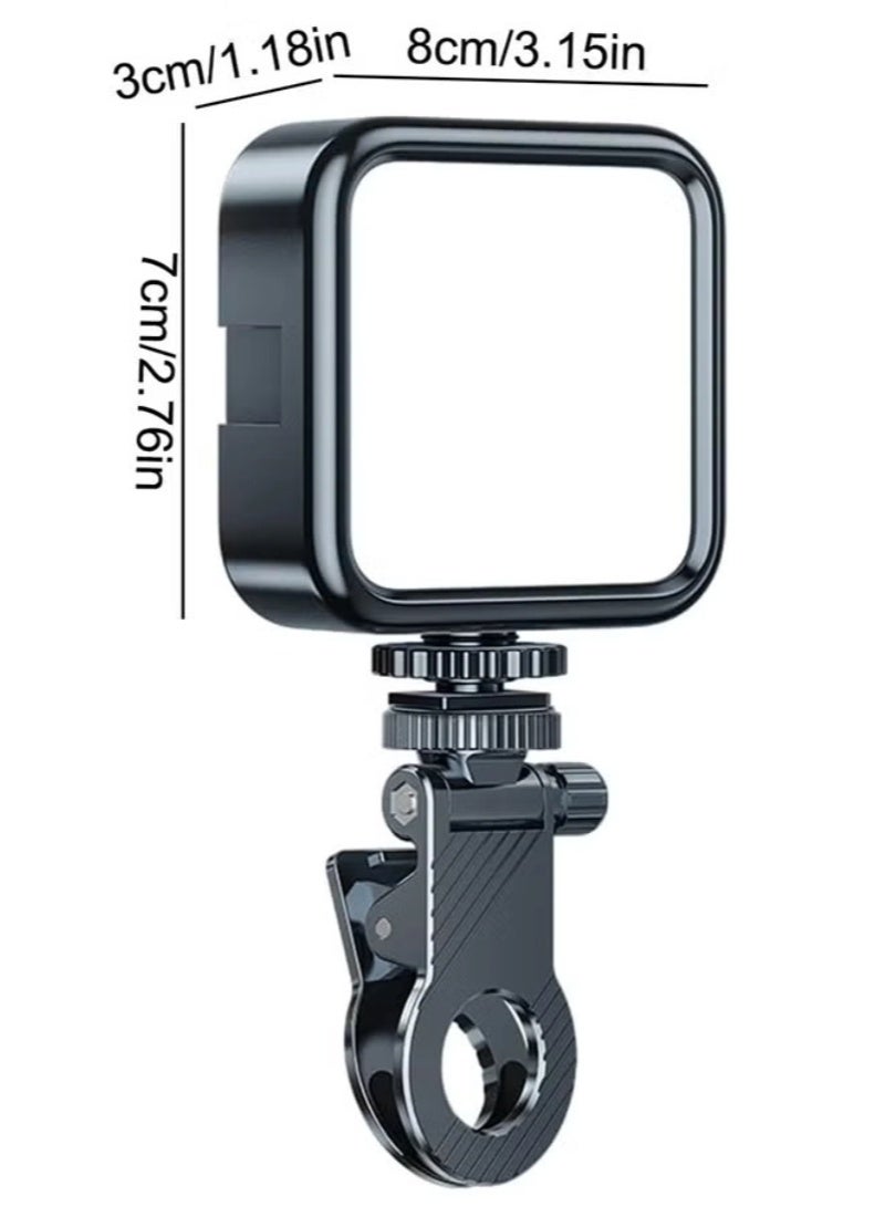 inston LED portable phone fill light, computer light for conference video, multi-angle adjustable and connectable multifunctional LED selfie light with clip, for video shooting Vlog kit, 60 LED beads, 3 colors, 9 modes, 1200mAh battery, fill light for phone photography, camera, computer, laptop, TikTok, makeup, and video calls - Image 2