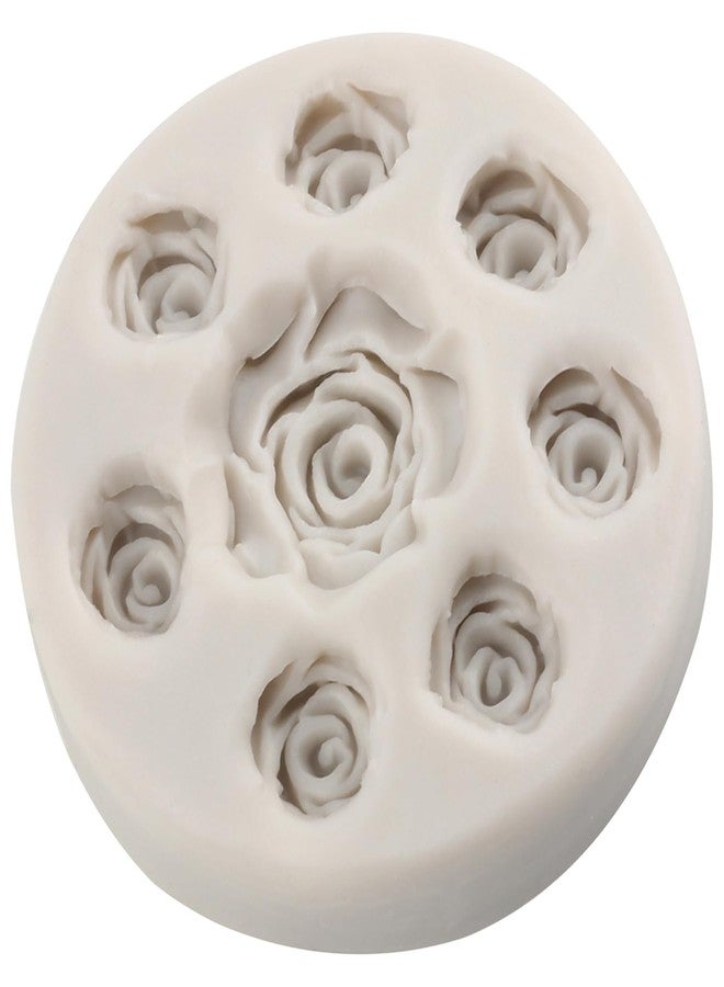 YANQINMS Rose Flower Silicone Molds Rose Flower Fondant Mold For Sugar Cake Decorating Cupcake Topper Candy Chocolate Gum Paste Polymer Clay - Image 5