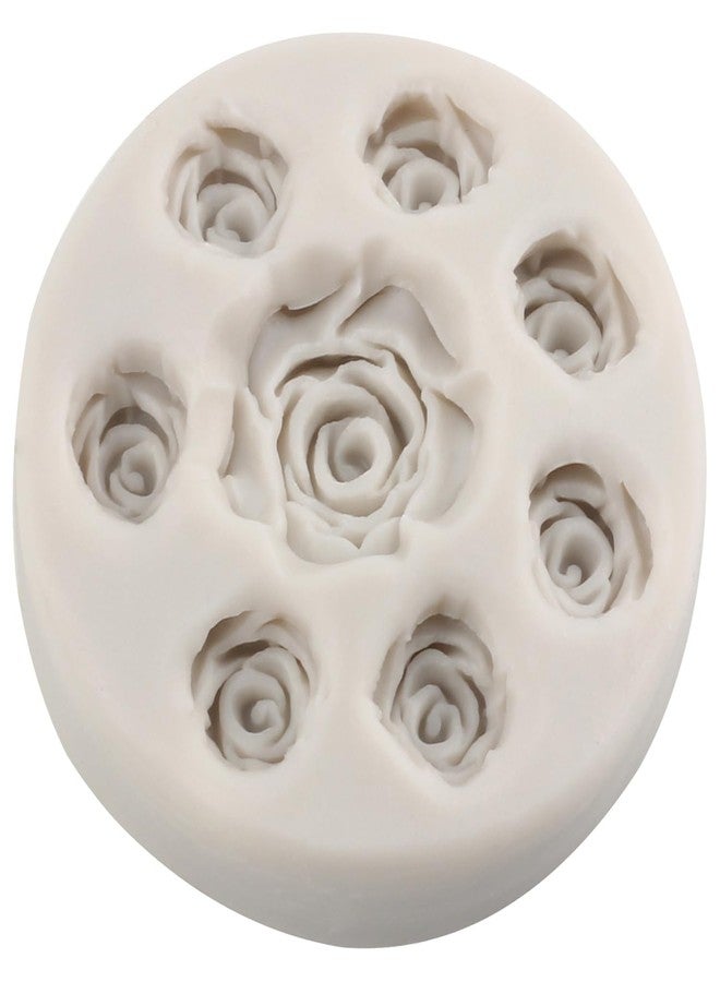 YANQINMS Rose Flower Silicone Molds Rose Flower Fondant Mold For Sugar Cake Decorating Cupcake Topper Candy Chocolate Gum Paste Polymer Clay - Image 3