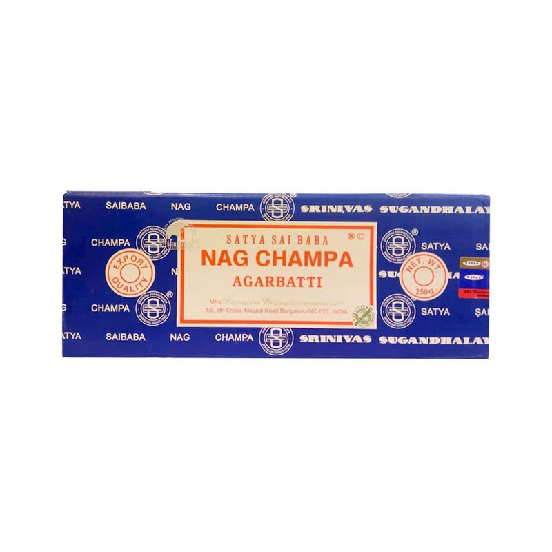 Sai Baba Nag Champa Nag Champa Incense 250 Grams W Vrinda Incense Holder