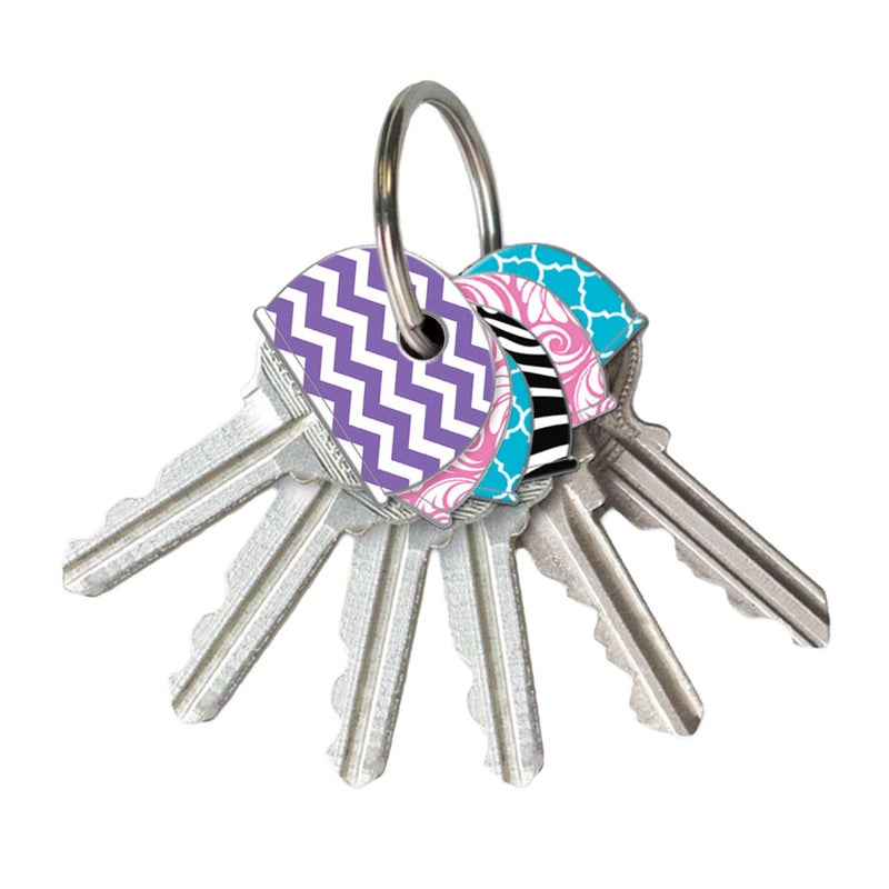 Lucky Line, Vinyl, Designer Pattern Key Identifier Caps, 4 Pack (16304) - Image 2