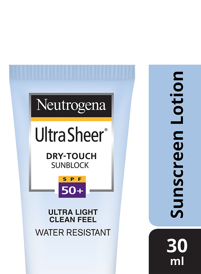 Neutrogena Ultra Sheer Sunscreen With SPF 50 30ml - Image 3