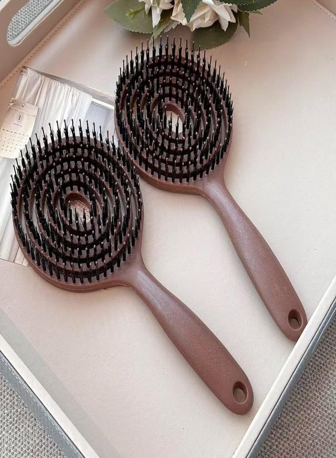VAIGZO Korean Style Hair Comb, Soft Spiral Detailing Brush for Men & Women, Thick and Thin Hair, Curly & Straight Hair, Wet & Dry Hair - Image 5