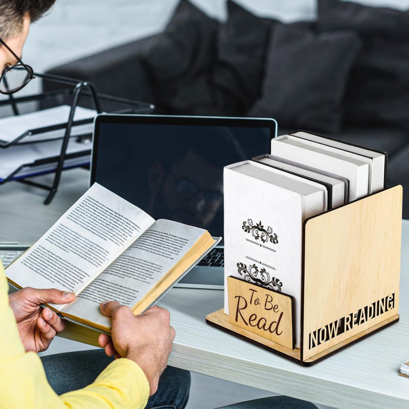 Affrolling Book Worms Gifts for Book Lover Tbr Books Storage Basket to Be Read List Storage Bin Bookish Accessories Bookworm Gift for Club Members Student Teacher Reading - Image 5