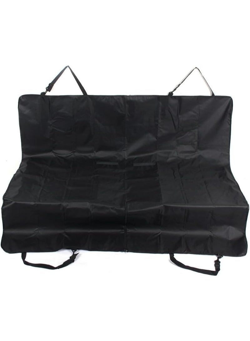 غطاء مقعد السيارة للكلاب والقطط من فرو الحيوانات الاليفة، بطانية واقية مضادة للخدش لحماية المقعد الخلفي من الاوساخ، متينة ومقاومة للماء للحيوانات الاليفة - Image 1