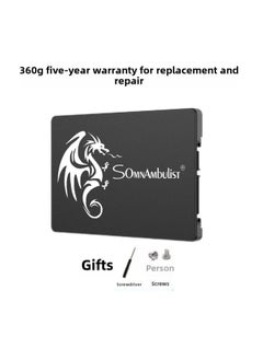 Generic Ssd Solid State Drive 128G Desktop Notebook Universal Hard Drive Sata High Speed 240g256g512g-Capacity:360g [five-year Replacement] - Original Empty Disk Without System  - Image 1