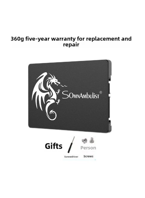 Ssd Solid State Drive 128G Desktop Notebook Universal Hard Drive Sata High Speed 240g256g512g-Capacity:360g [five-year Replacement] - Original Empty Disk Without System