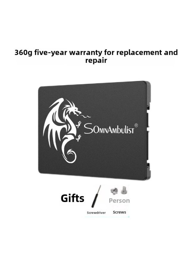 Generic - Ssd Solid State Drive 128G Desktop Notebook Universal Hard Drive Sata High Speed 240g256g512g-Capacity:360g [five-year Replacement] - Original Empty Disk Without System - Image 1