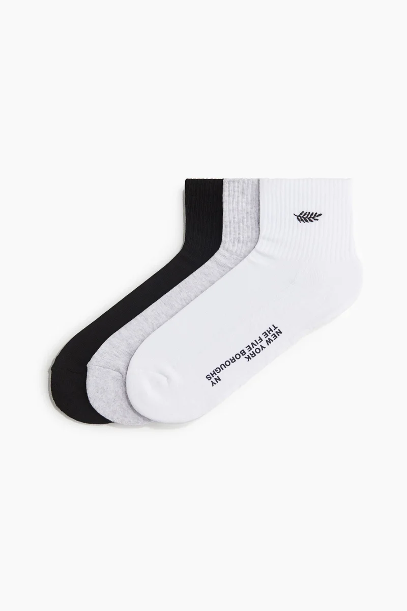 اتش اند ام جوارب قصيرة - عبوة من 3