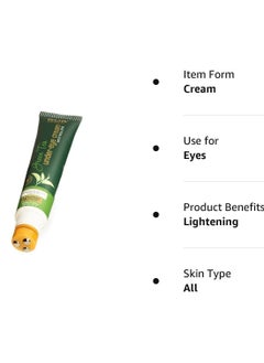 WOW Skin Science WOW Skin Science Green Tea Under Eye Cream with Rollers for Dark circles Puffy Eyes - 20 ml  - Image 3