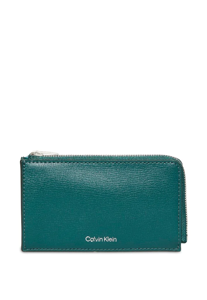 كالفن كلاين Logo Top Zip Cardcase