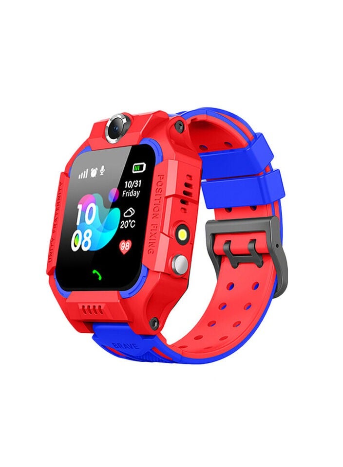 Waterproof C002 Smart Watch For Kids Kids Smart Watch IP67 Waterproof Touch Screen 1.44" with Call Games Alarm Clock Music Video Red - Image 1