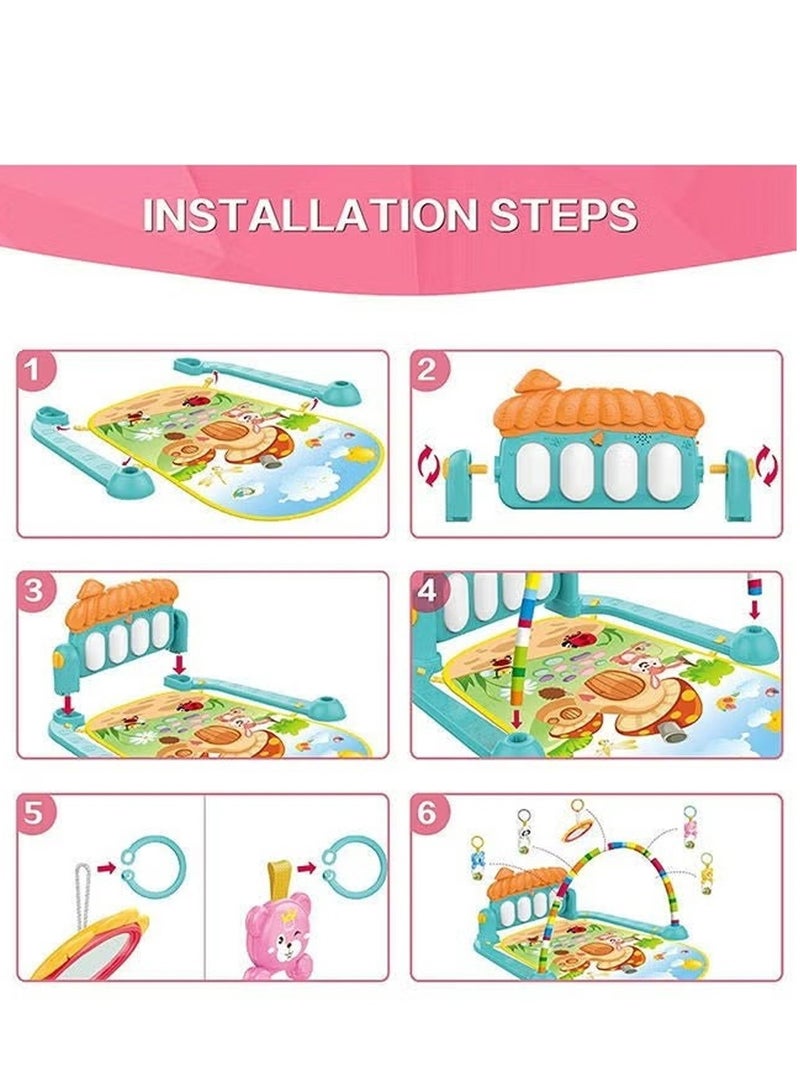 BLOOMING TIME Baby Pedal Piano Toys,Self Entertainment,Music Toys, Educational  - Image 2