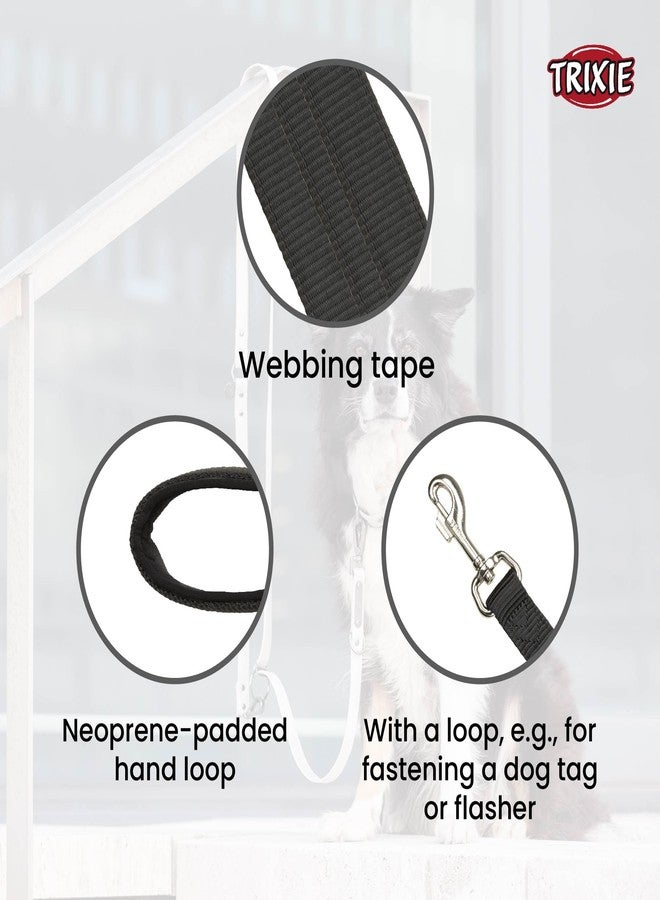 تريكسي طوق تدريب تريكسي بريميوم للكلاب مع حلقة يد مبطنة، طوق تدريب مريح وقابل للتعديل، 1.00 متر/25 ملم (كبير-كبير جدًا، أسود) - Image 4
