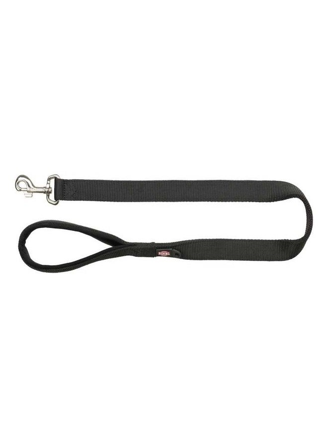 تريكسي طوق تدريب تريكسي بريميوم للكلاب مع حلقة يد مبطنة، طوق تدريب مريح وقابل للتعديل، 1.00 متر/25 ملم (كبير-كبير جدًا، أسود) - Image 1