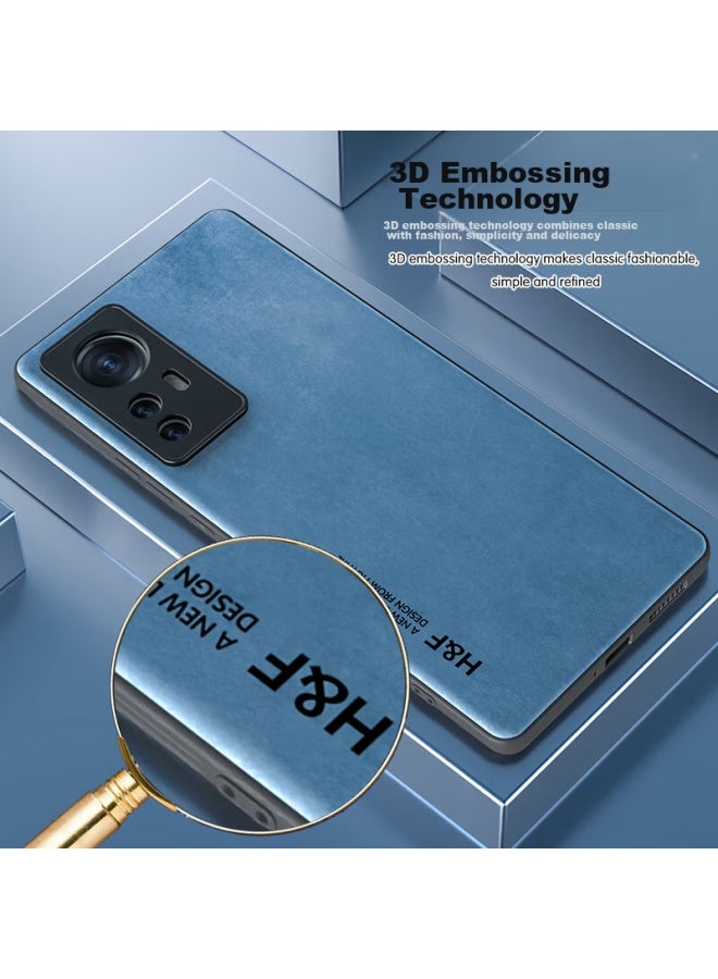 Hotfire Phone Case For Xiaomi 12, Protective Cover For Xiaomi 12s/12x, Upgraded Skin-like Lambskin Matte Lens Full Protection Silicone Case For Men And Women Gray - Image 2