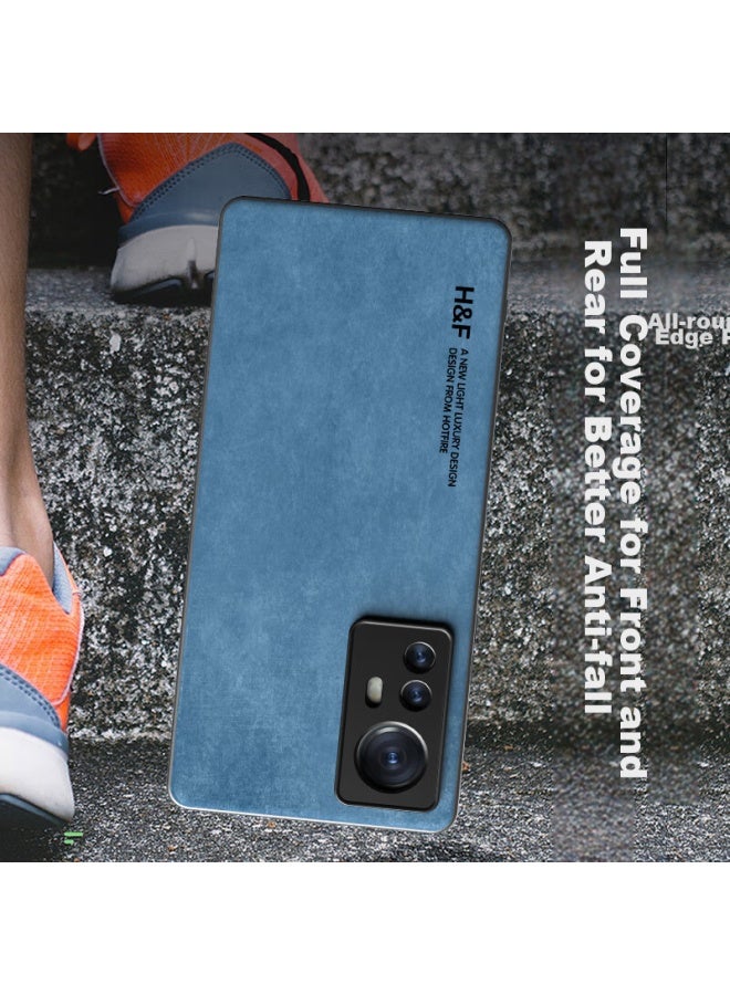 Hotfire Phone Case For Xiaomi 12, Protective Cover For Xiaomi 12s/12x, Upgraded Skin-like Lambskin Matte Lens Full Protection Silicone Case For Men And Women Gray - Image 5