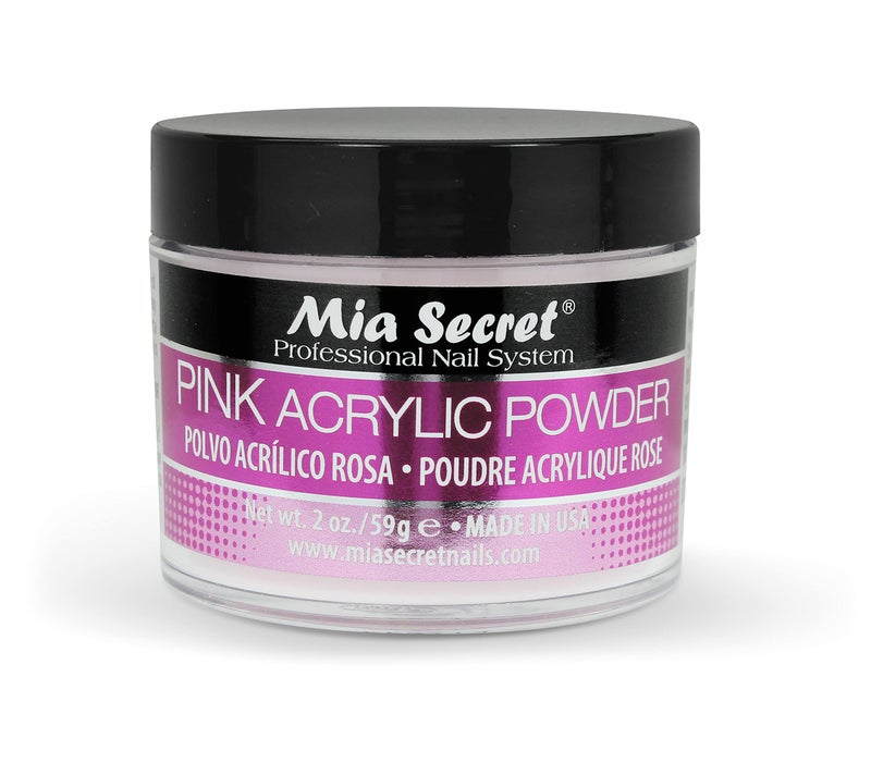 Mia Secret Professional Acrylic Nail System Pink Acrylic Powder 2 OZ - Image 1