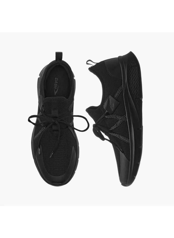 Dash Men's Textured Lace-Up Sports Shoes