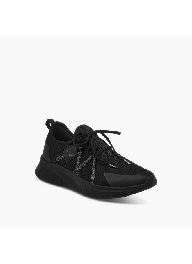 Dash Men's Textured Lace-Up Sports Shoes
