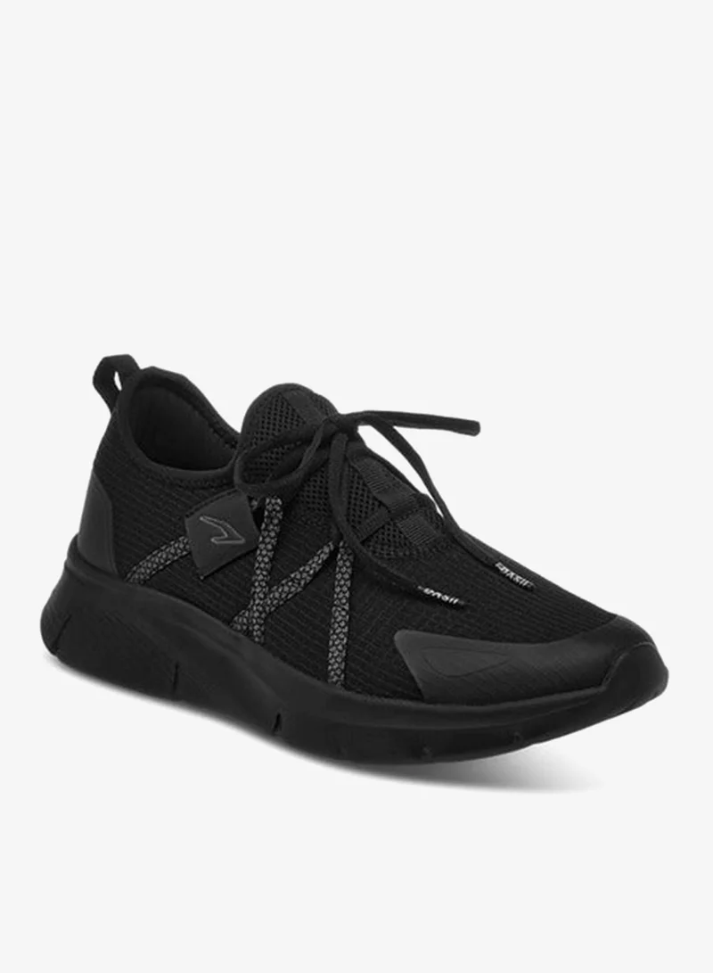 Dash Men's Textured Lace-Up Sports Shoes