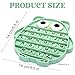 DEARIDAP Fidget Toys for Kids Owl Shaped Silicone Squeeze Sensory Toys Alphabet Bubble Stress Anxiety Relief Relax Tools for Kids Adults School Classroom Gift Party Favors Green - Image 4