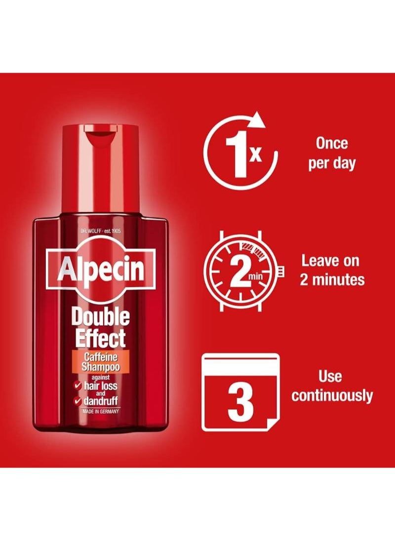 Alpecin Double Effect Shampoo 200ml Anti Dandruff and Natural Hair Growth Shampoo 200ML - pzsku/Z6B4024A8950C81E2E0C2Z/45/_/1740129544/009d3fdc-bf2e-4adc-a5fb-072360a9f8df