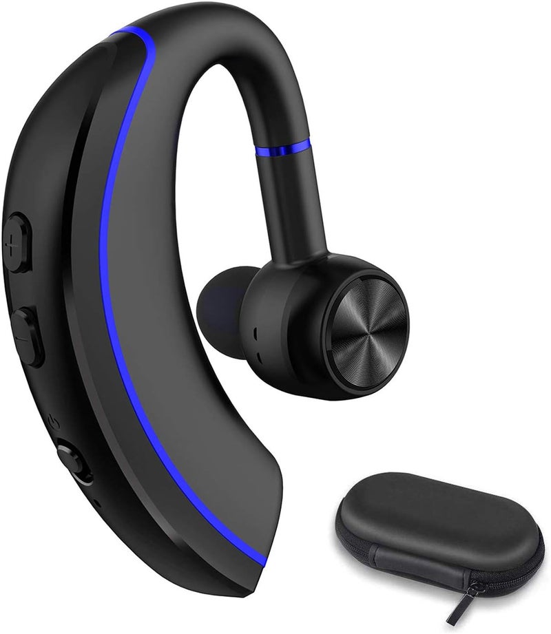 NANAMI  Bluetooth Headset, Bluetooth Earpiece V5.0, 320Hrs Ultralight Headphones with Rotatable Mic, Hands-Free Earphones, Noise Cancelling, in-Ear Earbuds for iPhone Android Cell Phone/Laptop/Trucker - Image 1