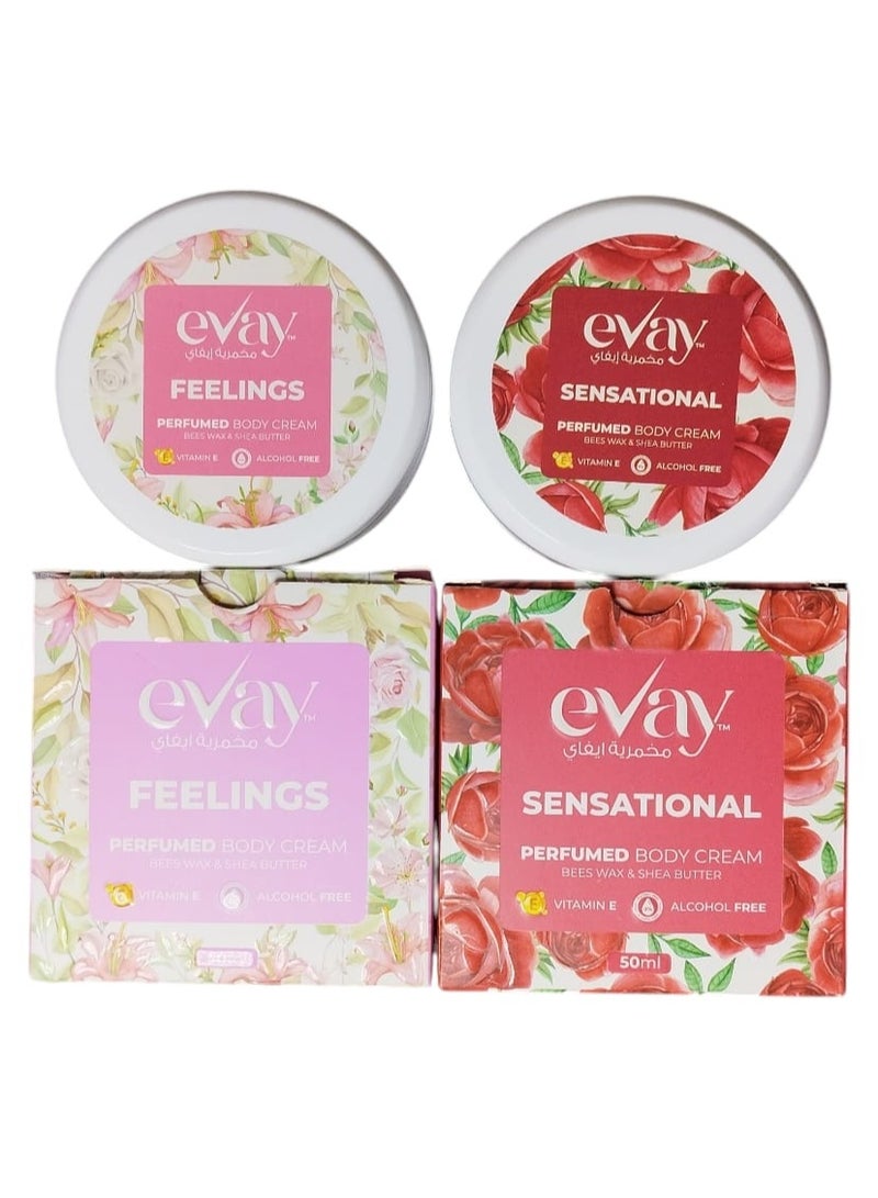 Feelings & Sensational Perfumed Body Cream - 50 ML