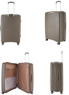 pierre cardin Pierre Cardin Hardcase Trolley Large Unbreakable,Expandable Zipper, Spiner Wheels  - Image 5