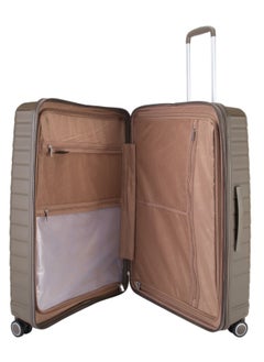 pierre cardin Pierre Cardin Hardcase Trolley Large Unbreakable,Expandable Zipper, Spiner Wheels  - Image 4