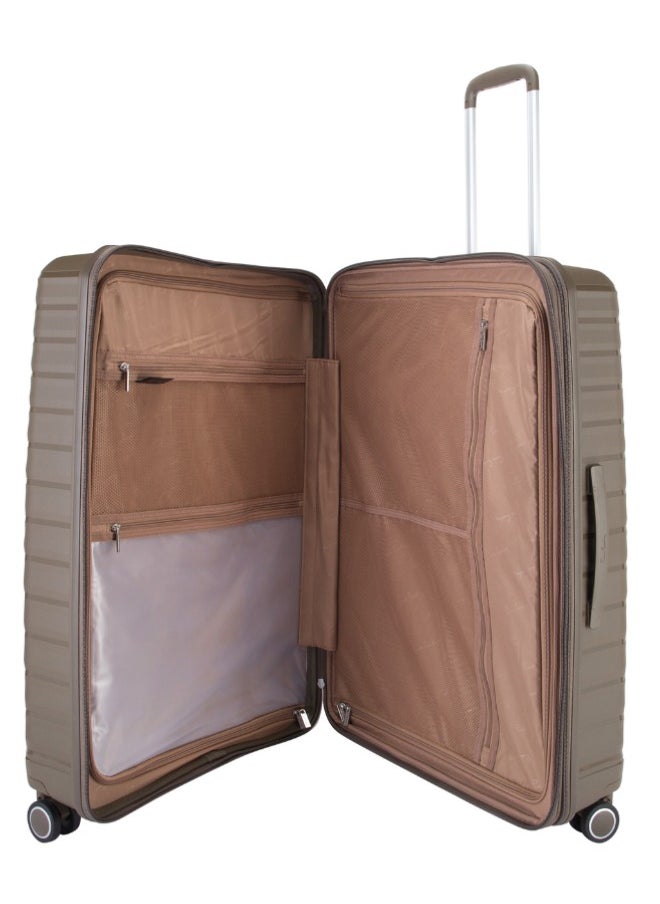 pierre cardin - Pierre Cardin Hardcase Trolley Large Unbreakable,Expandable Zipper, Spiner Wheels - Image 1