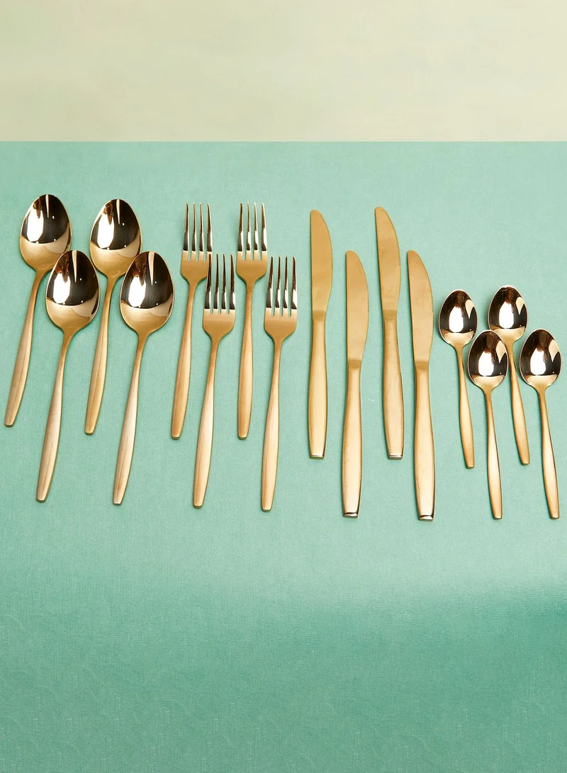 Noire Edit 16Pc Cutlery Set