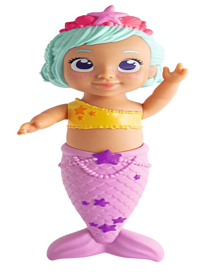 Simba 105030007 Vinyl Baby Mermaid Doll with Colour Changing Function, Easy to Dry, Bath Doll, 30 cm, from 2 Years - Image 1