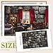 Flutesan 12 Pcs Miniature Dollhouse Wallpaper and Flooring Peel and Stick Mini DIY Self Adhesive Dollhouse Accessories 827 x 1169 Inch Stone Pattern - Image 4