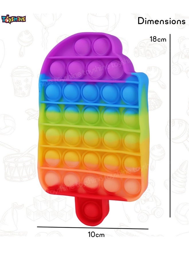 مجموعة Toyshine من 1 - لعبة آيس كريم - لعبة أصوات فرقعة، سيليكون خالٍ من مادة BPA، لعبة دفع الفقاعات لتخفيف التوتر لدى مرضى التوحد، لعبة حسية Pop It Toy - داكنة - pzsku/Z6B40A4EC75819DC109DCZ/45/_/1740118167/25fdb95e-f59e-4468-9907-6288472501d9